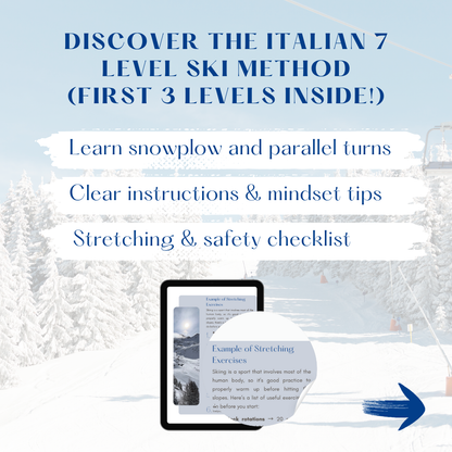 Mastering the Slopes – Learn to Ski from Zero to Parallel Skis! (eBook PDF) English version